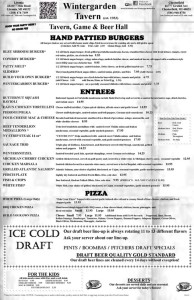 wintergaden menu 2